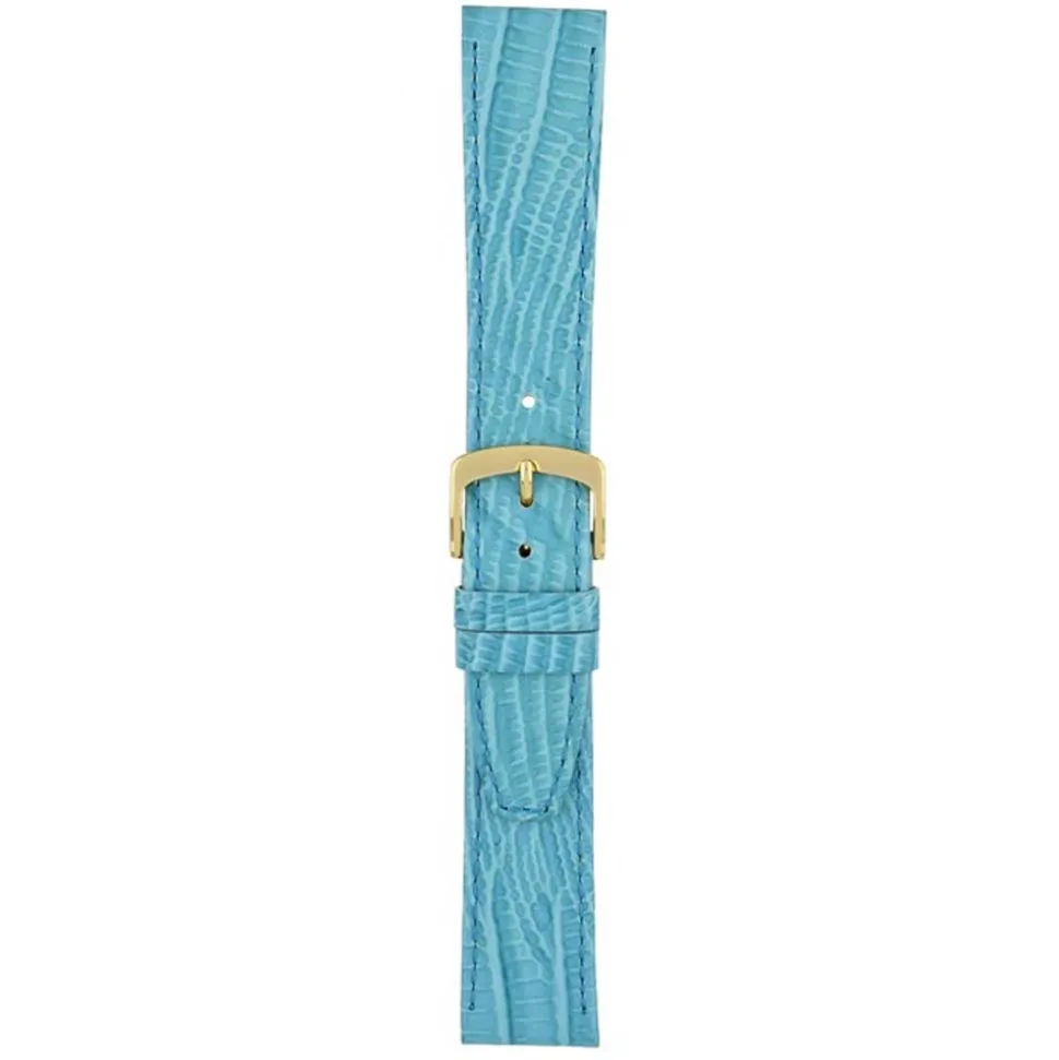 Tate | Turquoise Teju Lizard Grain Watch Strap | WH403