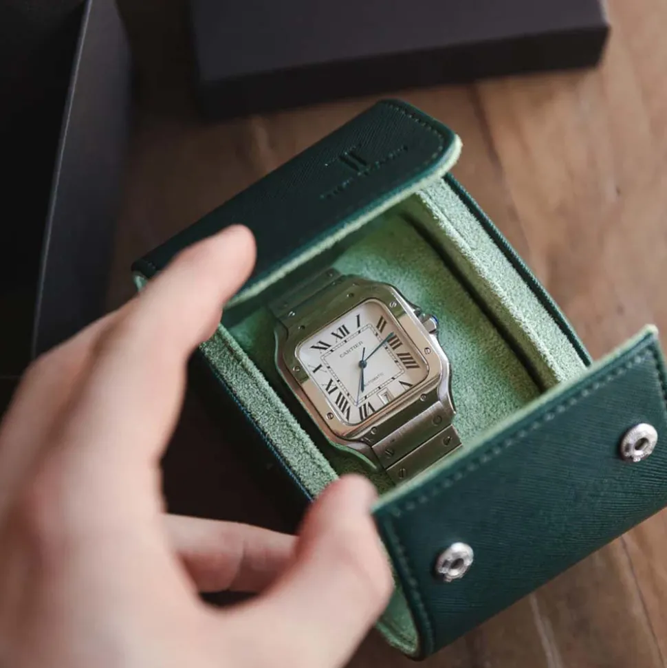 Time Travel | Rio Single Watch Roll | Green