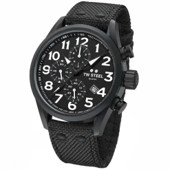 TW STEEL – Volante Chronograph Men’s Black Dial Watch VS44