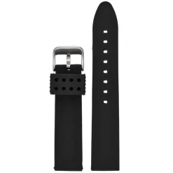 WATERLINE Black Silicone Sports Active Watch Strap 8001