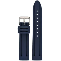 WATERLINE Blue Silicone Sports Active Watch Strap 8003