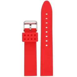 WATERLINE Red Silicone Sports Active Watch Strap 8007