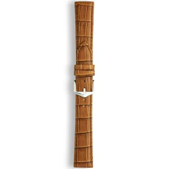 Wentworth | Tan Louisana Croco Grain Leather Watch Strap | LS1382/3