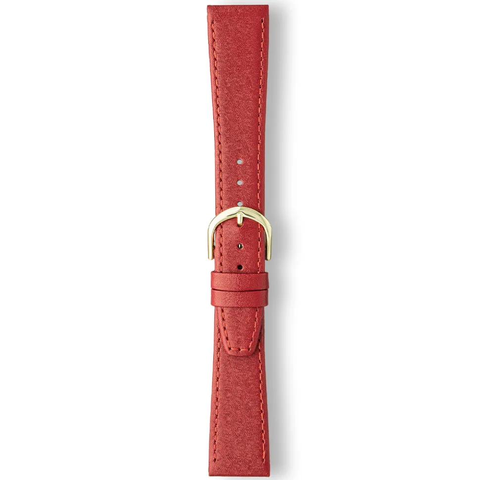 Windsor | Red Classic Stitched Calf Strap | LS1201/8