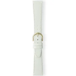 Windsor | White Classic Stitched Calf Strap | LS1201/4