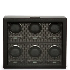 Wolf | Axis 6 Piece Watch Winder Powder Coated | 469603