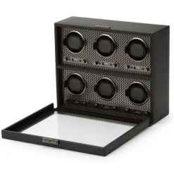 Wolf | Axis 6 Piece Watch Winder Powder Coated | 469603