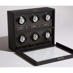 Wolf | Axis 6 Piece Watch Winder Powder Coated | 469603