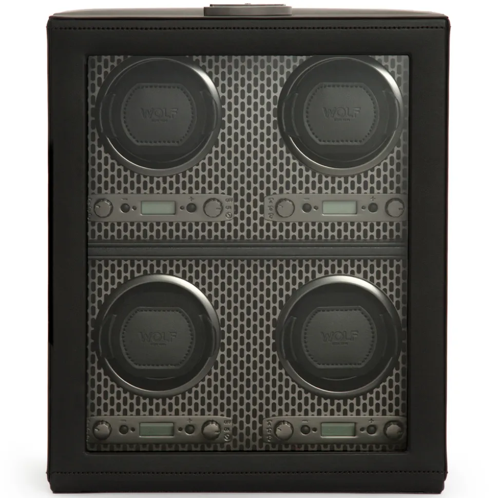 WOLF – Axis 4 Piece Watch Winder Powder Coated 469503