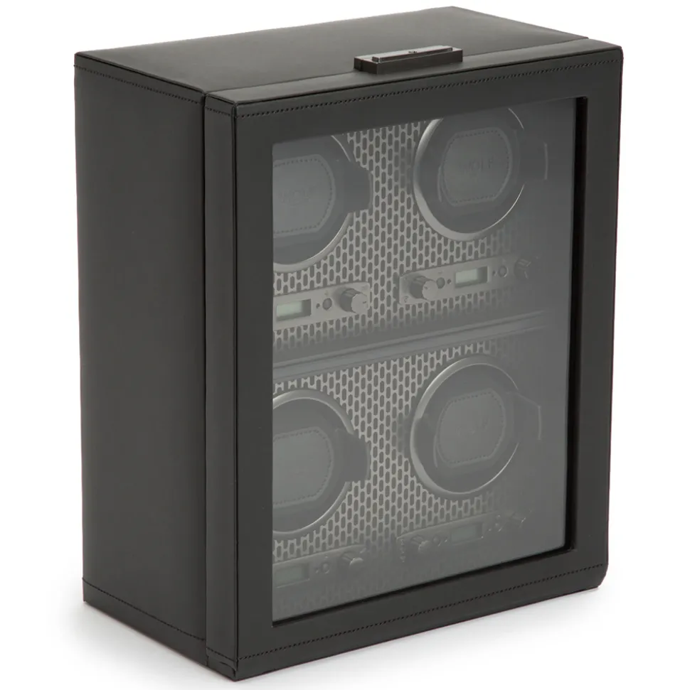 WOLF – Axis 4 Piece Watch Winder Powder Coated 469503