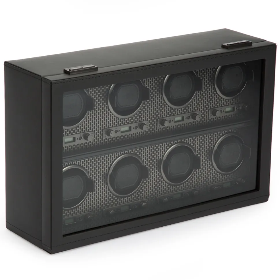 WOLF – Axis 8 Piece Watch Winder Powder Coated 469703