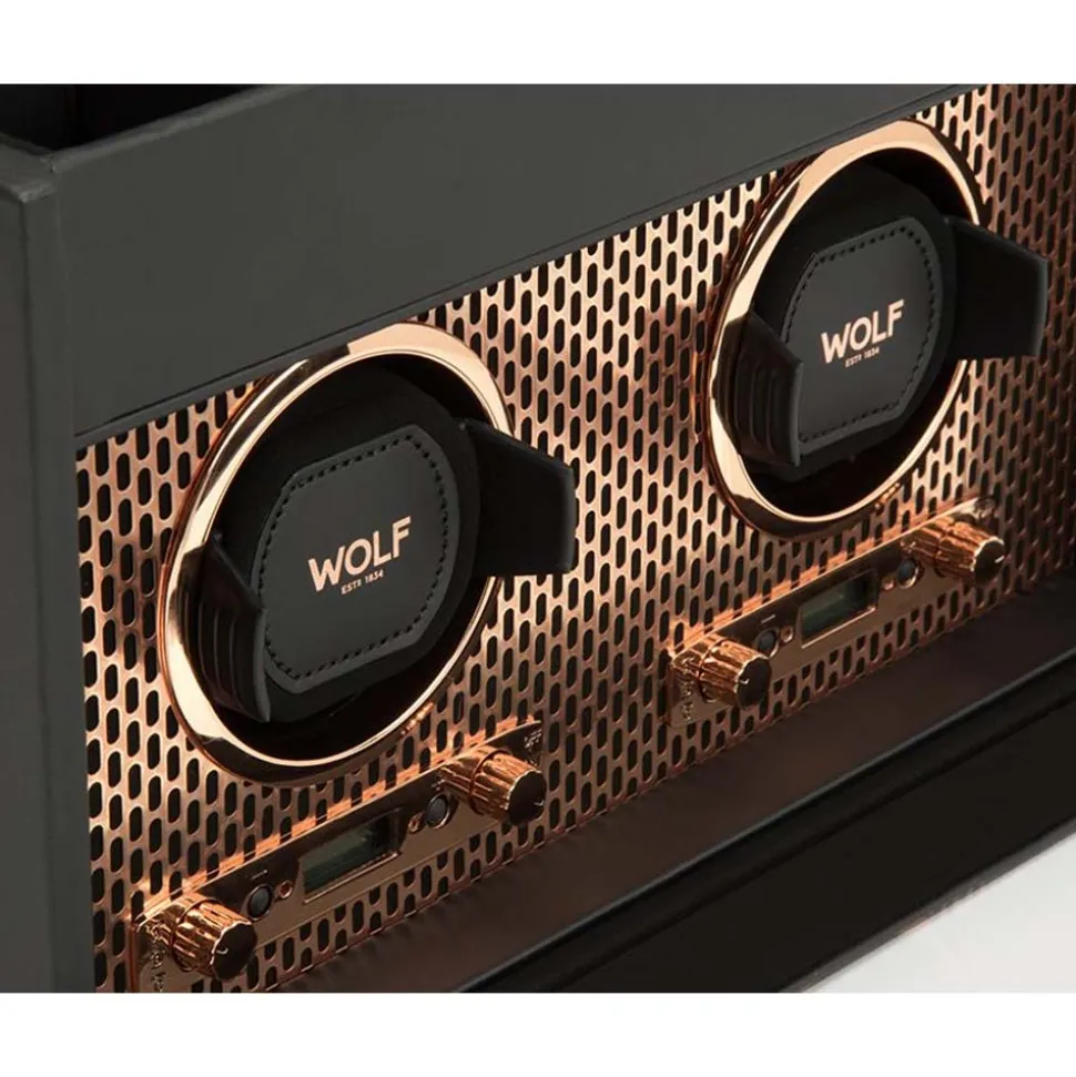 Wolf | Axis Double Winder with Storage Copper | 469316