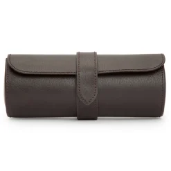 WOLF – Blake Three Watch Roll in Brown 305606