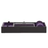 Wolf | Blake Valet Tray with Cuff Black and Purple | 306428