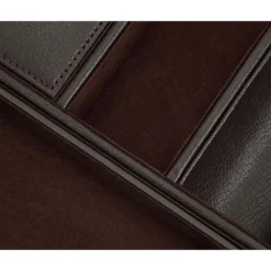 Wolf | Blake Valet Tray with Cuff Brown | 306406