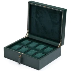 Wolf | British Racing Green 8 Piece Watch Box | 792641