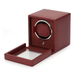 WOLF | Cub Bordeaux Single Watch Winder With Cover | 461126