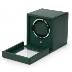 WOLF | Cub Green Single Watch Winder With Cover | 461141