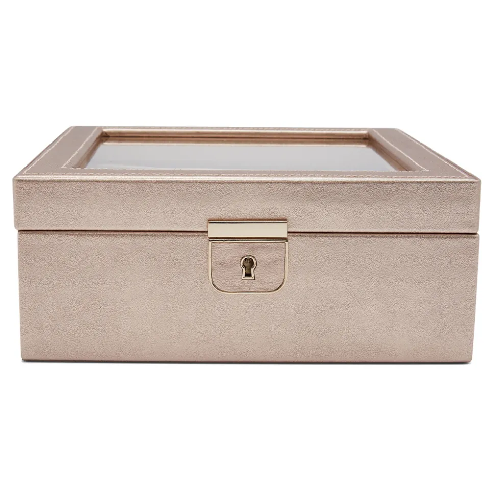 WOLF – Palermo 6 Piece Watch Storage Box in Rose Gold 213816