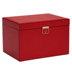 WOLF – Palermo Large Jewellery Box in Red Leather 213072