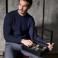 WOLF – Roadster 10 Piece Watch Storage Box 477556