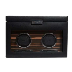 WOLF | Roadster Double Watch Winder With Storage | 457256