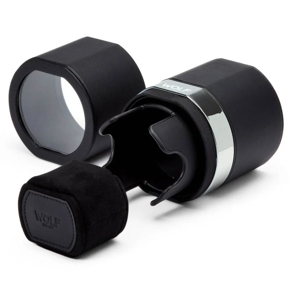 Wolf | The Rocket Black Travel Watch Winder | 543210