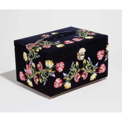 Wolf | Zoe Medium Jewellery Box Indigo | 393116