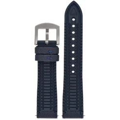 Yachting | Navy Waterproof Rubber Hybrid Strap | WS254