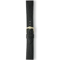 York | Black Soft Calf Anti Allergy Strap | LS1302/1
