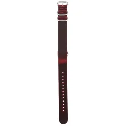 Zulu | Red Premium Saddle Leather Strap | ZUL06