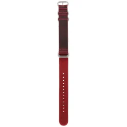 Zulu | Red Premium Saddle Leather Strap | ZUL06