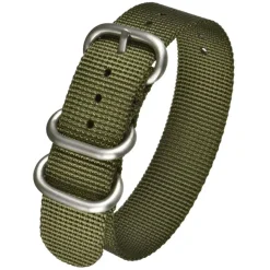 ZULU Green Watch Strap Nylon Heavy Duty Buckle ZU3