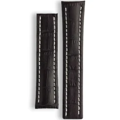 Apulia | Black Compatible Strap to fit Breitling® & TAG Heuer® | PC266/1