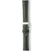 AREZZO Black Heavy Padded Stitched Calf Leather Watch Strap PC450/1