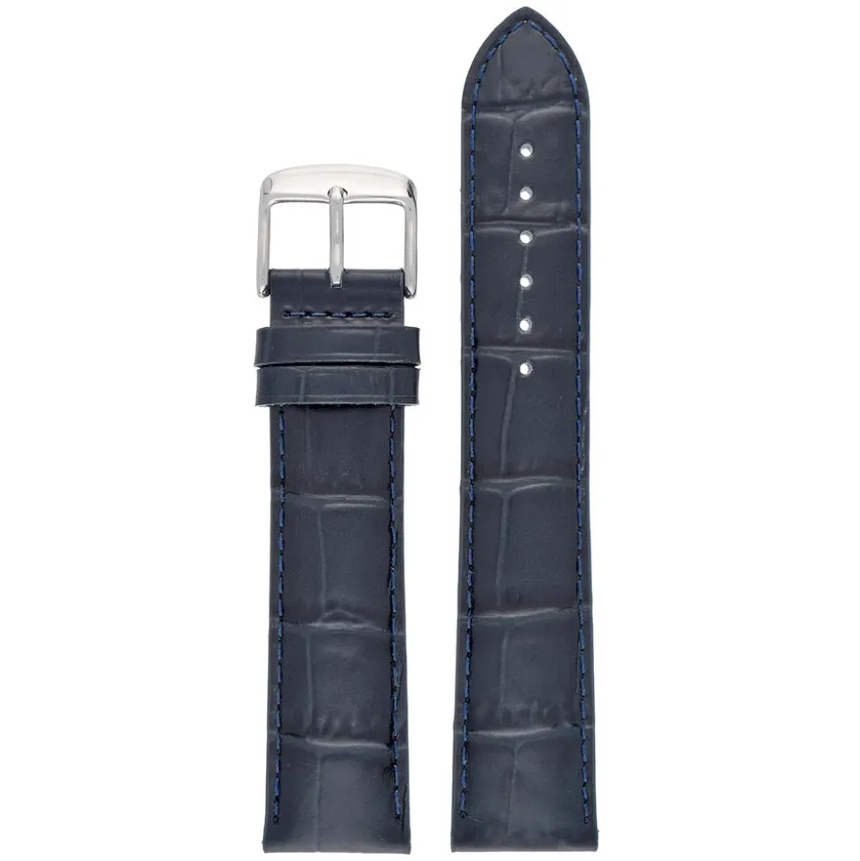 Atherton | Blue Matt Alligator Grain Strap | WH803