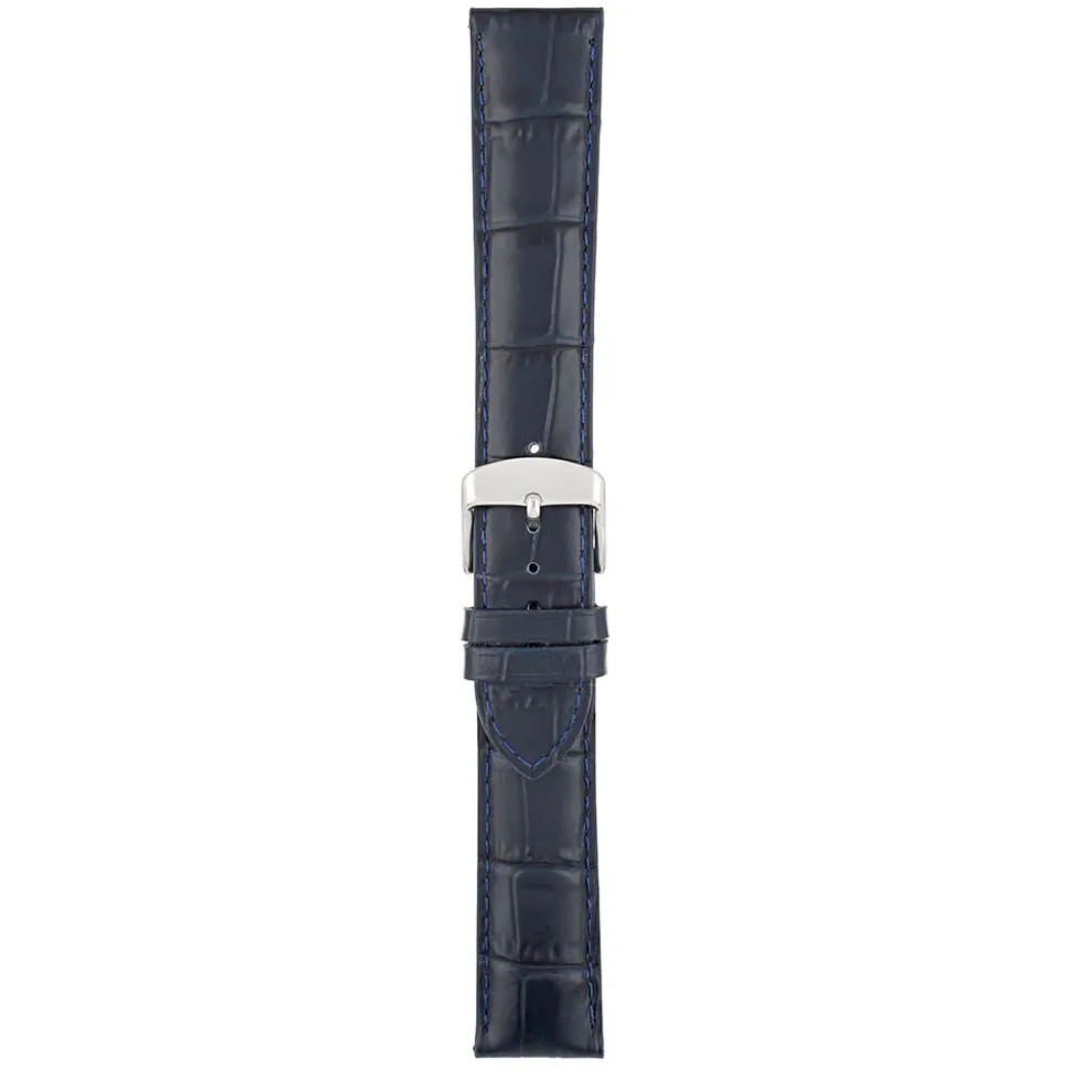 Atherton | Blue Matt Alligator Grain Strap | WH803