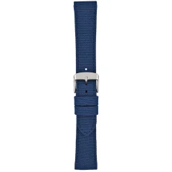 BROMPTON Blue Fabric Watch Strap Stitched Edge WH663