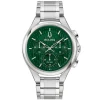 Bulova | Curv Chronograph Green Dial Watch | 96A297