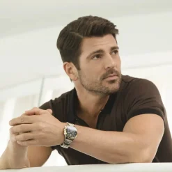 Bulova | Curv Chronograph Black Dial Watch | 98A301