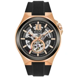 BULOVA – Maquina Skeleton Automatic Watch 98A177
