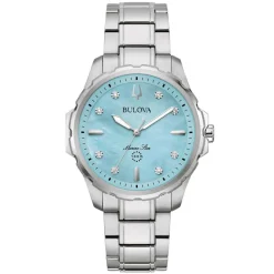 Bulova | Marine Star Series B Aqua Blue Diamond Dial | 96P248