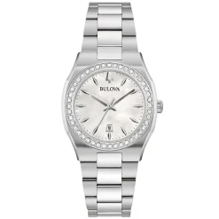 Bulova | Surveyor Diamond Bezel Watch | 96R245