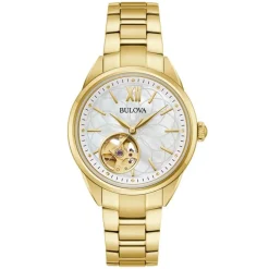 Bulova | Sutton Automatic Gold Tone Watch | 97L172