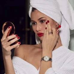 Bulova | Sutton Diamond Bezel Silver Tone Watch | 96R253