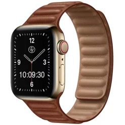 Camden | Brown Magnetic Leather Strap to fit Apple Watch® | APL1108