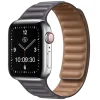 Camden | Grey Magnetic Leather Strap to fit Apple Watch® | APL1102