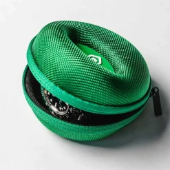 Cased in Time | Single Watch Travel Case | Signature Green