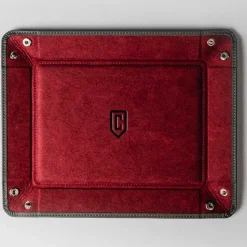 Cased in Time | Valet Tray | Chilli Red
