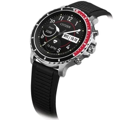 Citizen | CZ Smart Smartwatch Black Silicone Strap | MX0000-07X
